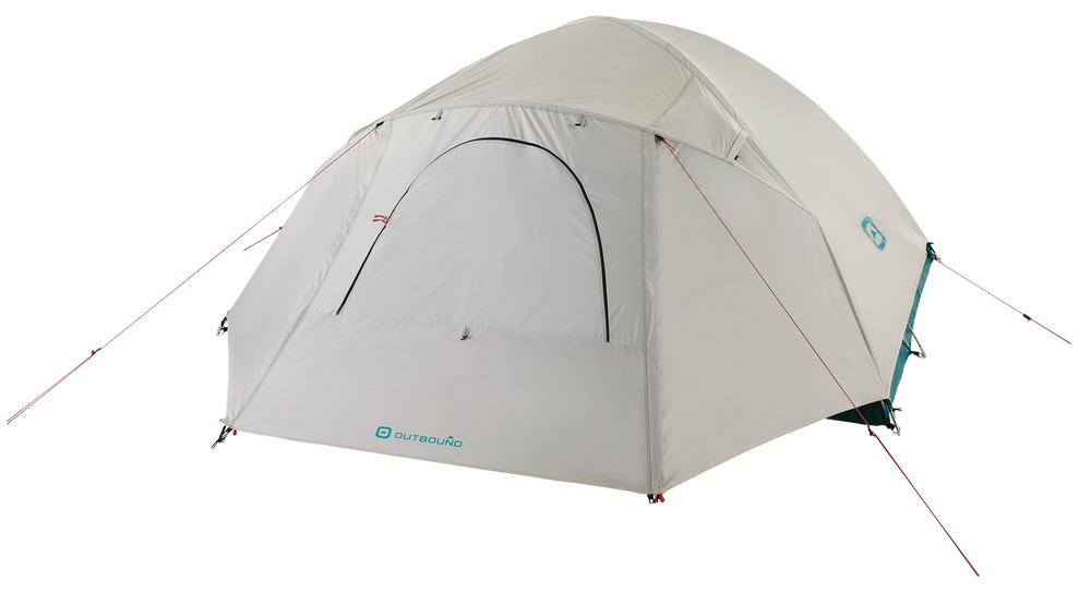 Outbound Cache 3Season, 4Person Camping Dome Tent w/ Rain Fly & Carry