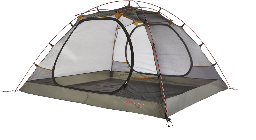 Woods Cascade 3-Season, 4-Person Camping Dome Tent w/ 2 Doors ...