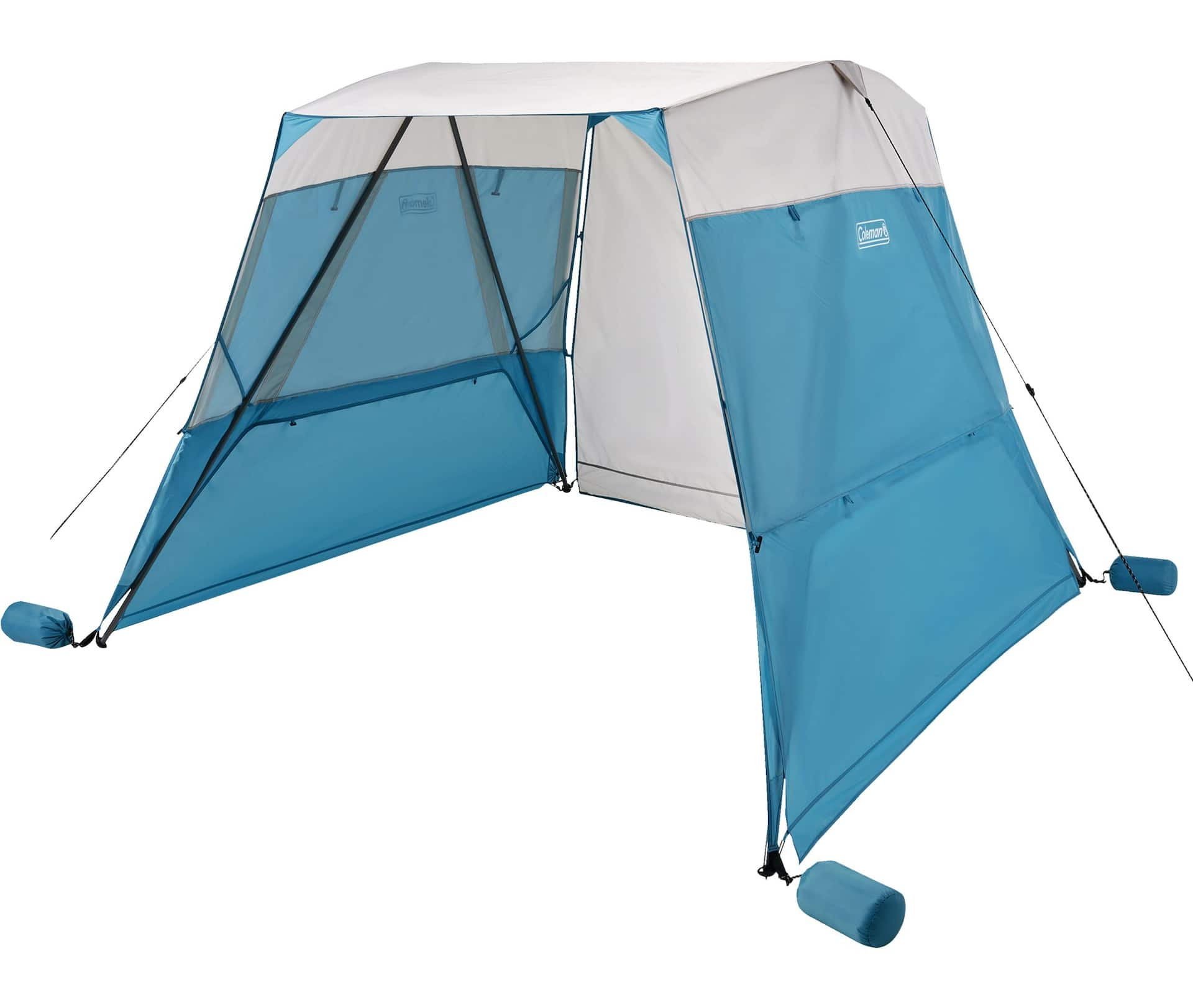 Coleman Go Shade Backpack Sun Shade Portable Pop Up Beach Sun Shade Tent with UPF 50 7 ft x 7 ft Canadian Tire