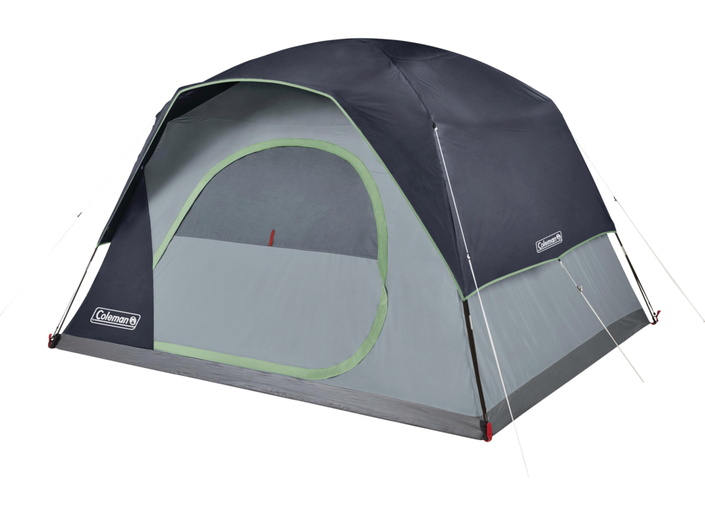 Coleman Skydome 3-Season, 6-Person Easy Set-Up Camping Dome Tent w/ Rain  Fly, Gear Loft & Carry Bag