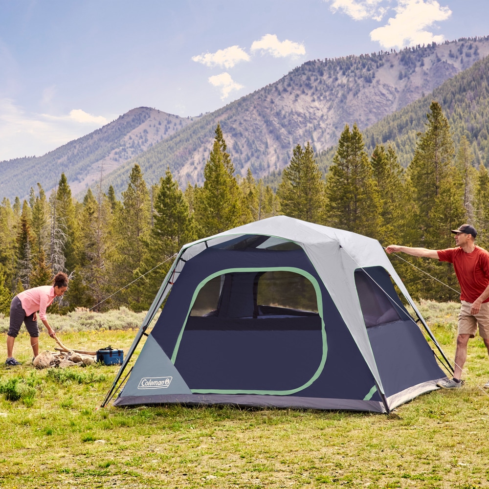 Coleman Skylodge 6Person Instant Camping Tent w/ Rain Fly & Carry Bag