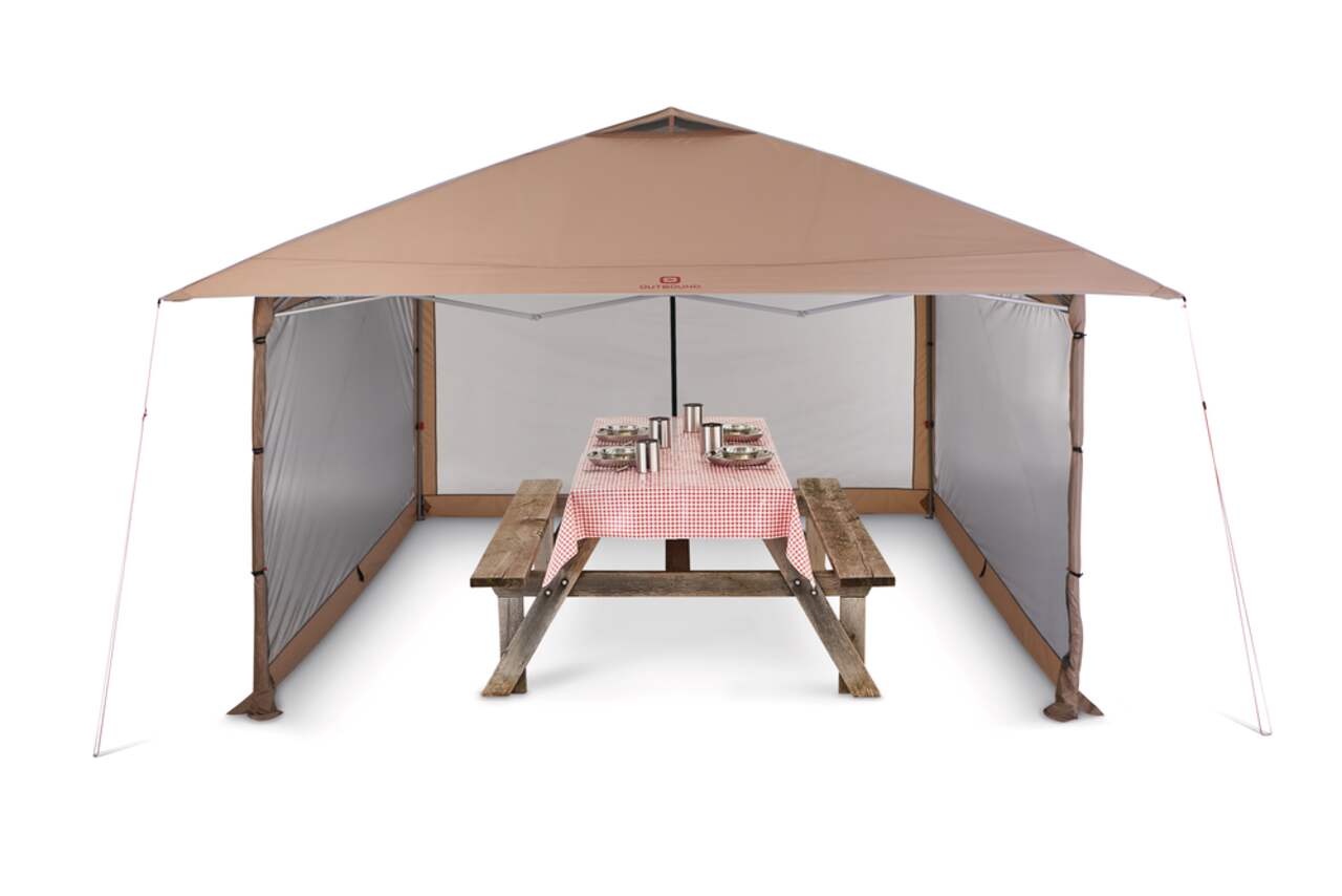 14x14 pop outlet up canopy