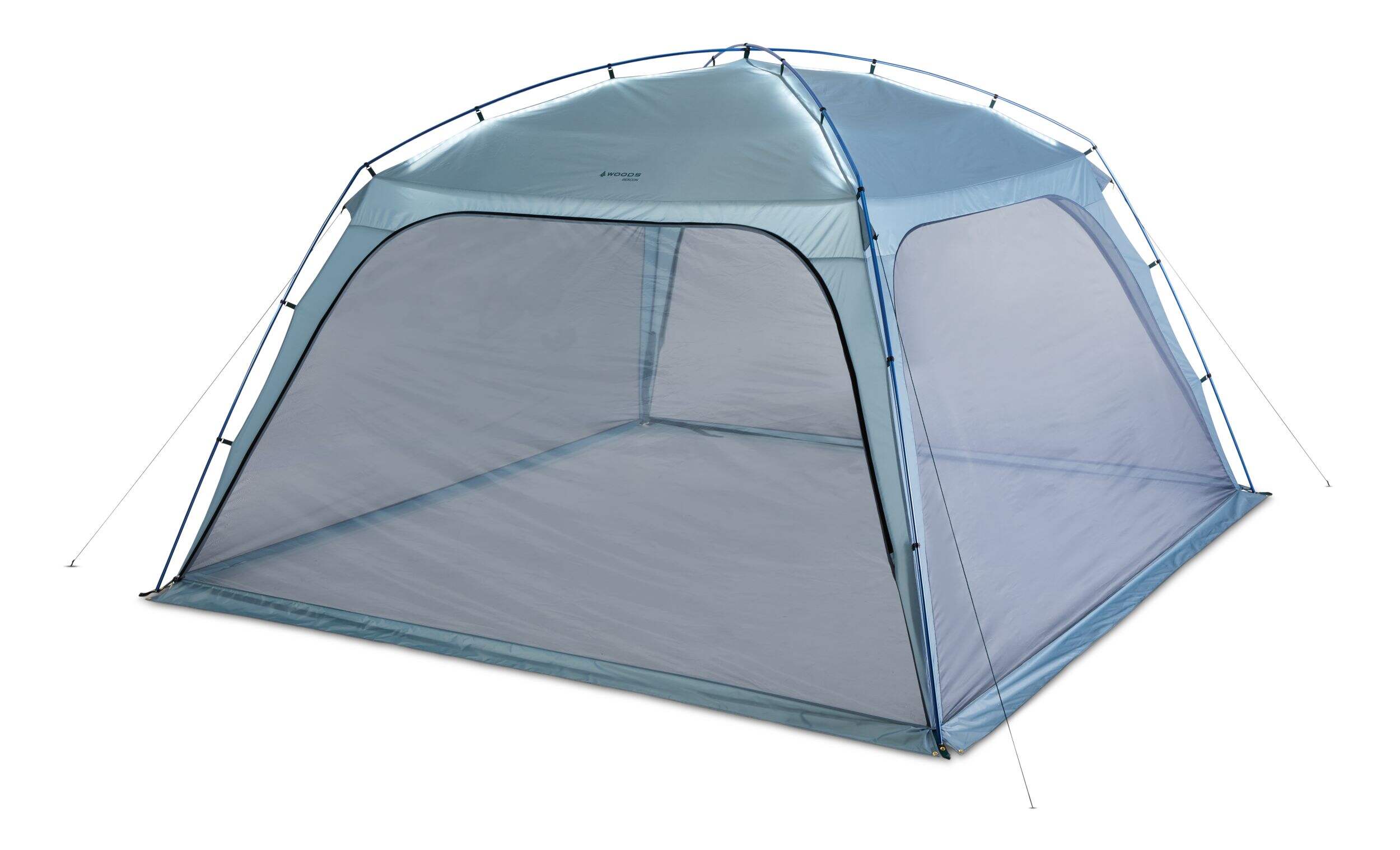 Woods™ BEACON Instant Screenhouse/Canopy Tent/Gazebo Camping Shelter, 12-ft x 12-ft, Tool Only, PWR POD Compatible Front_Three_Fourths_Angled_Left