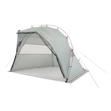 Woods 2-Person Hideout Screenhouse, Light Grey Front_Angled_Left