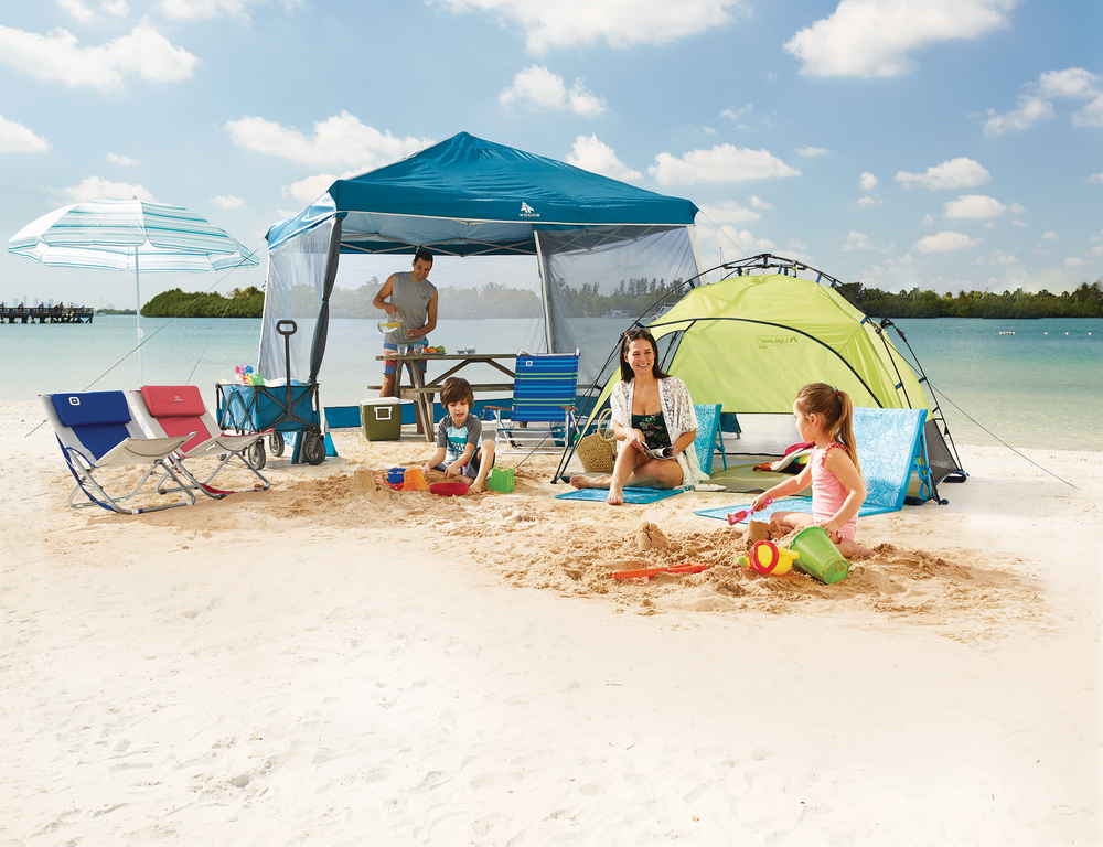 Outbound Malibu Portable Folding Low Profile Beach Chair W Headrest   Beach Umbrella 6  3584a346 E3e6 47ab A51b 61d84443c4cc 