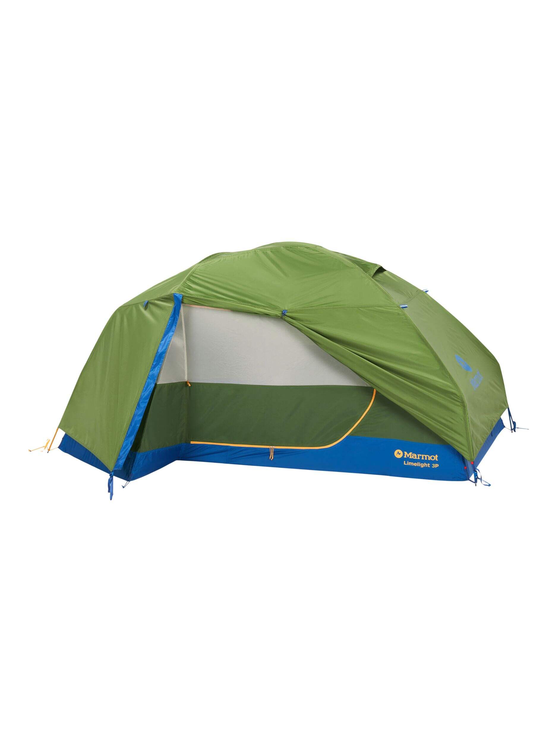 Tente de camping portative pour 3 personnes Marmot Limelight avec tapis de sol, multicolore Front_Three_Fourths_Angled_Left