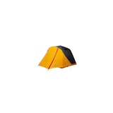 Coleman Peak1™ 4-Person Waterproof Dome Tent with Starview Window, For Backpacking/Camping/Hiking, Yellow Front_Three_Fourths_Angled_Left