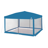Outbound Straight Leg 2-Door Screen House/Canopy Tent/Gazebo Camping Shelter, 12-ft x 12-ft Front_Angled_Left