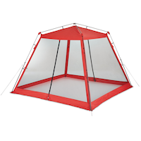 Outbound Zippy 2-Door Screen House/Canopy Tent/Gazebo Camping Shelter, 10-ft x 10-ft Front_Angled_Left
