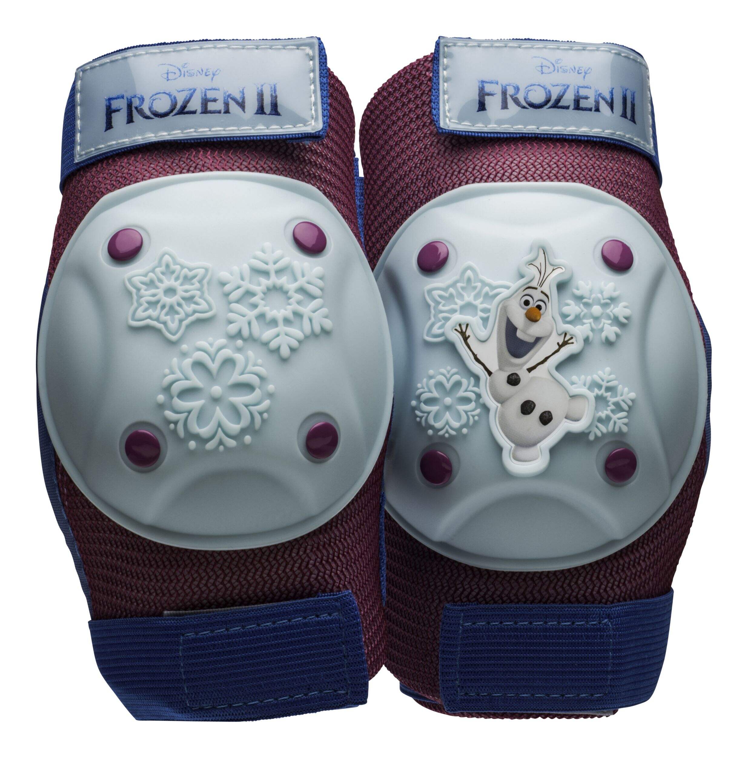 Bell Disney Frozen 2 Protective Pad and Glove Set, Purple/Aqua Front_Flat