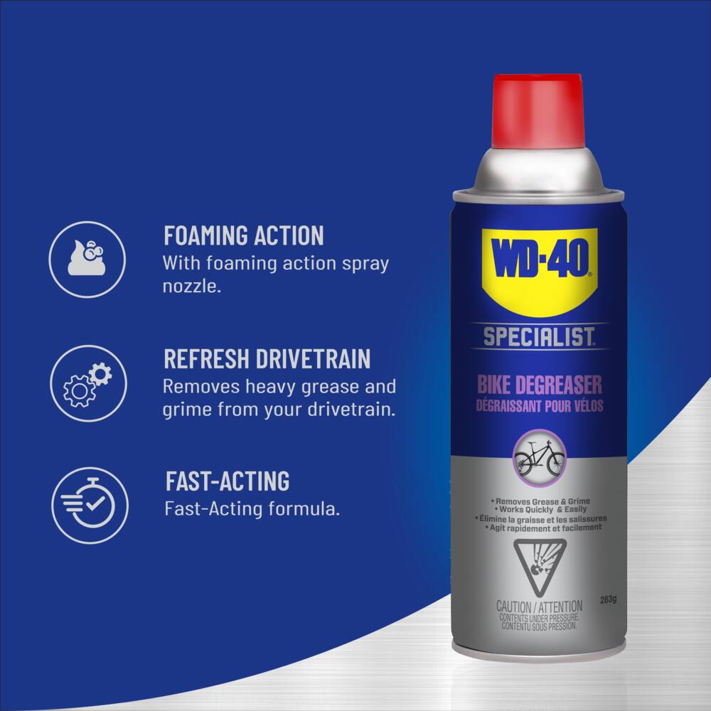 WD40 Bike Chain Cleaner & Degreaser, 280mL Canadian Tire