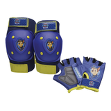 Bell Sports PAW Patrol Kids' Protective Gear Bike Set with Padded Gloves, Blue Composite_or_Mixed