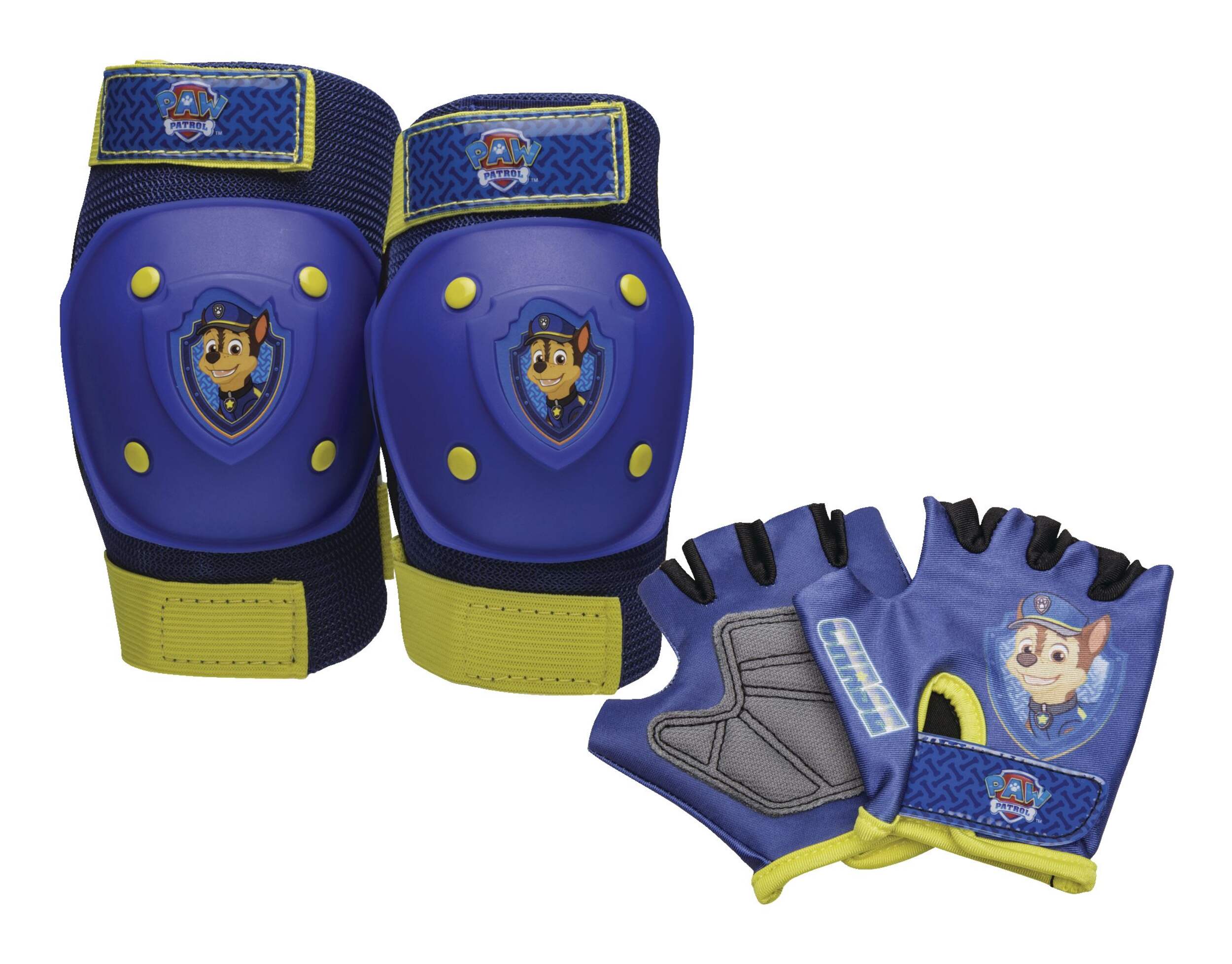 Équipement de protection pour vélo pour enfants Bell Sports Pat'Patrouille avec gants rembourrés, bleu Composite_or_Mixed