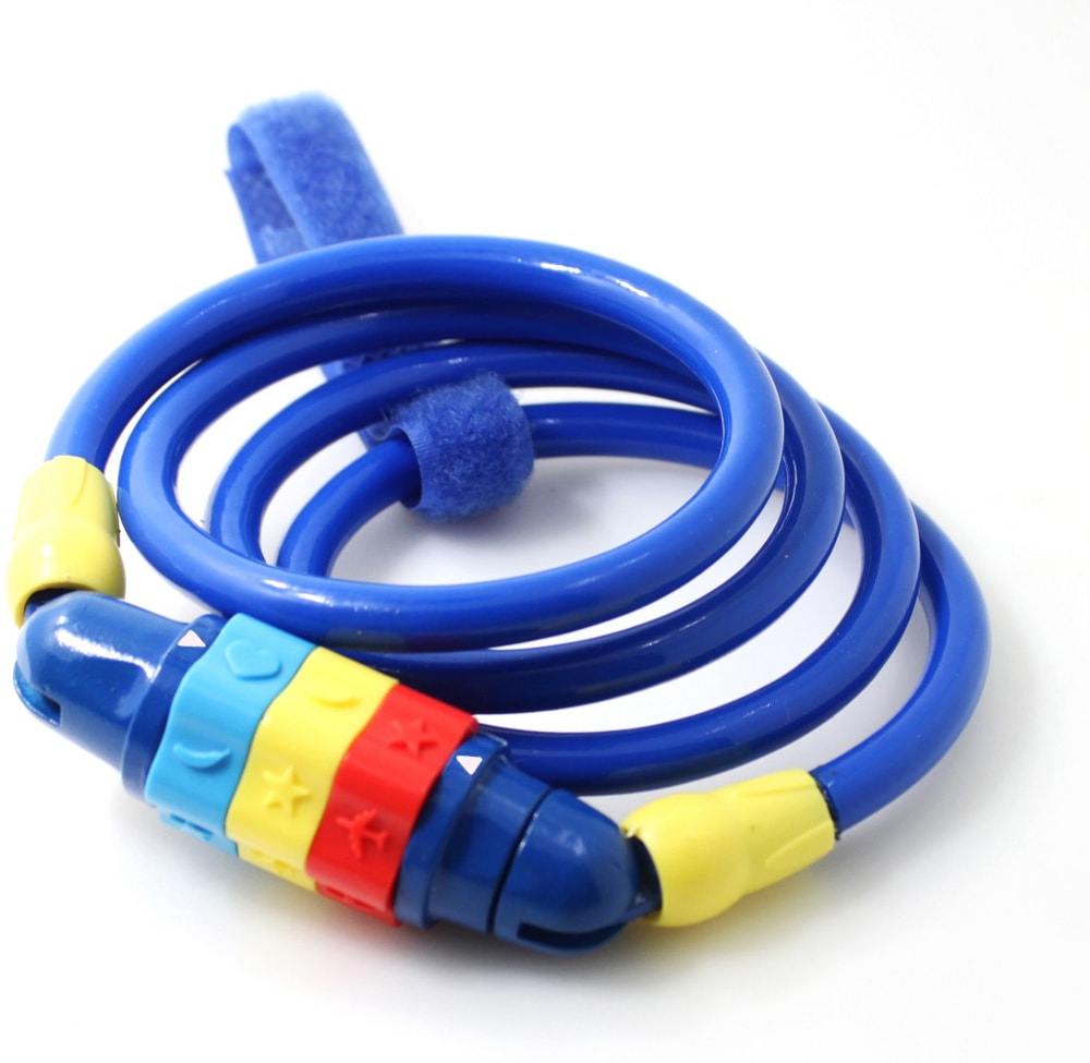 Supercycle Steel Kids' Bike Lock Cable w/Resettable 3Dial Combination