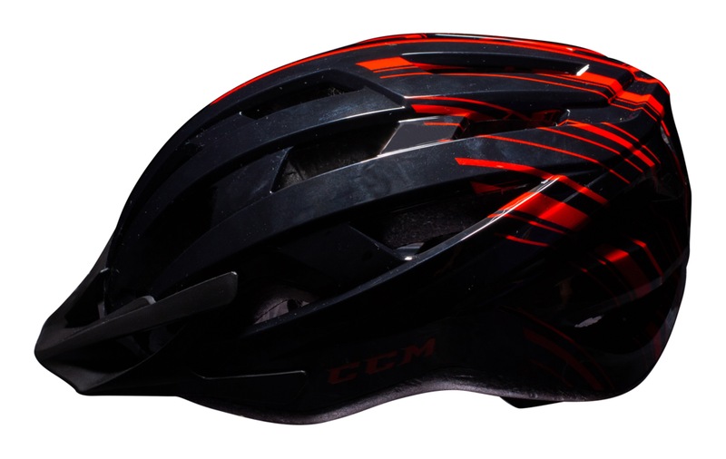 Casque de vélo CCM Ascent, adultes, noir/rouge Canadian Tire