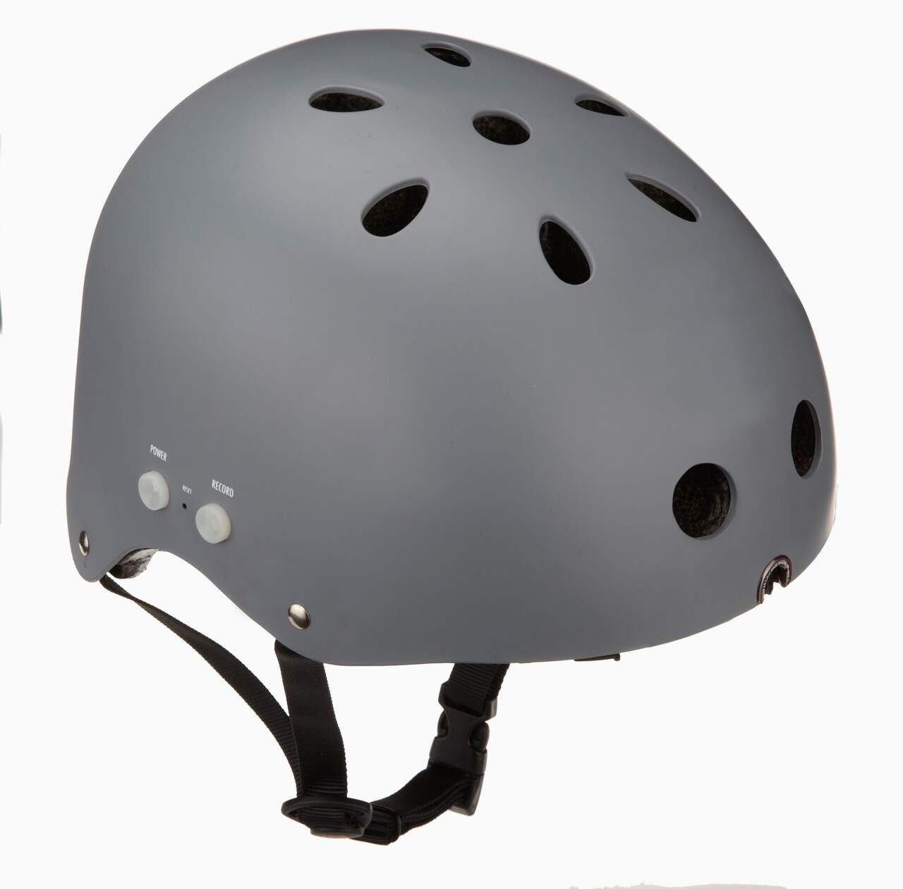 VideoHead X1 Skulls Matte Black Youth Multi-Sport Camera Bike Helmet