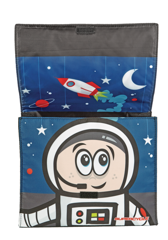 Supercycle Kids' Handlebar Bike Bag w/Velcro Straps, Blue Space | Canadian Tire Supercycle Kids' Handlebar Bike Bag w/Velcro Straps, Blue Space | Canadian Tire