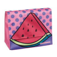 Supercycle Kids' Handlebar Bike Bag w/Velcro Straps, Pink Watermelon