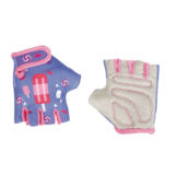 Gants de vélo Supercycle Fingerless Lycra, enfants, violet, rose Composite_or_Mixed