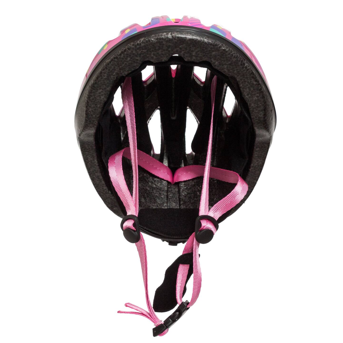 pale pink bike helmet