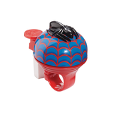 Sonnette pour vélo Marvel Spider-Man pour vélos, tricycles et trottinettes pour enfants, son puissant, bleu Front_Angled_Right