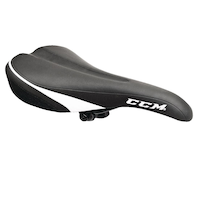 CCM Comfort Foam Mountain Bike Seat/Saddle, Black Front_Angled_Right