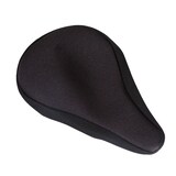 Housse de selle de vélo pour enfants Supercycle en mousse confortable, étanche, noir Front_Three_Fourths_Angled_Right