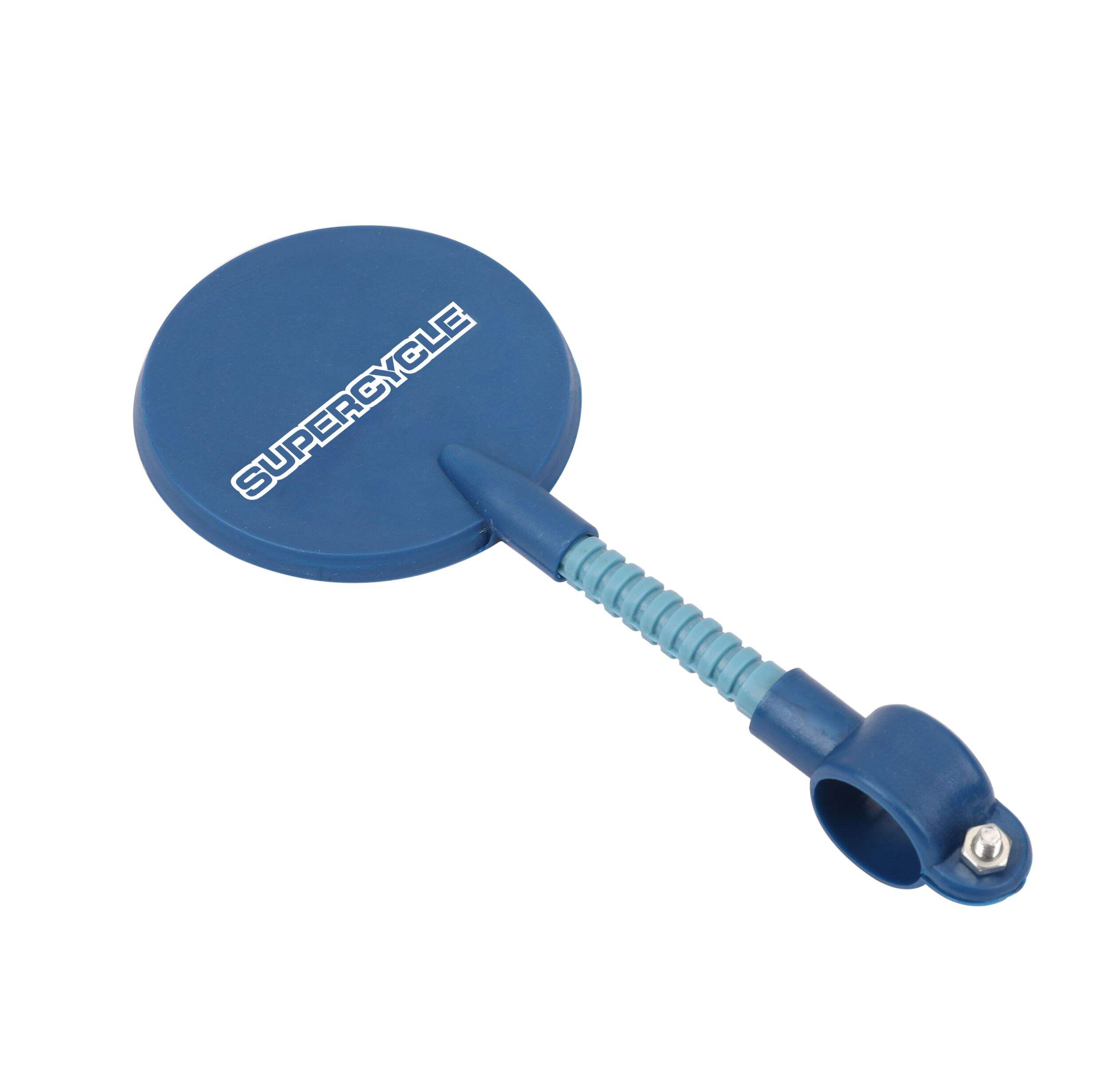 Rétroviseur de vélo ajustable Supercycle pour enfants, bleu Front_Three_Fourths_Angled_Right