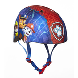Paw Patrol Multi-Sport Kids' Bike Helmet w/ Adjustable Straps, Blue/Red, Ages 5+ Front_Angled_Right