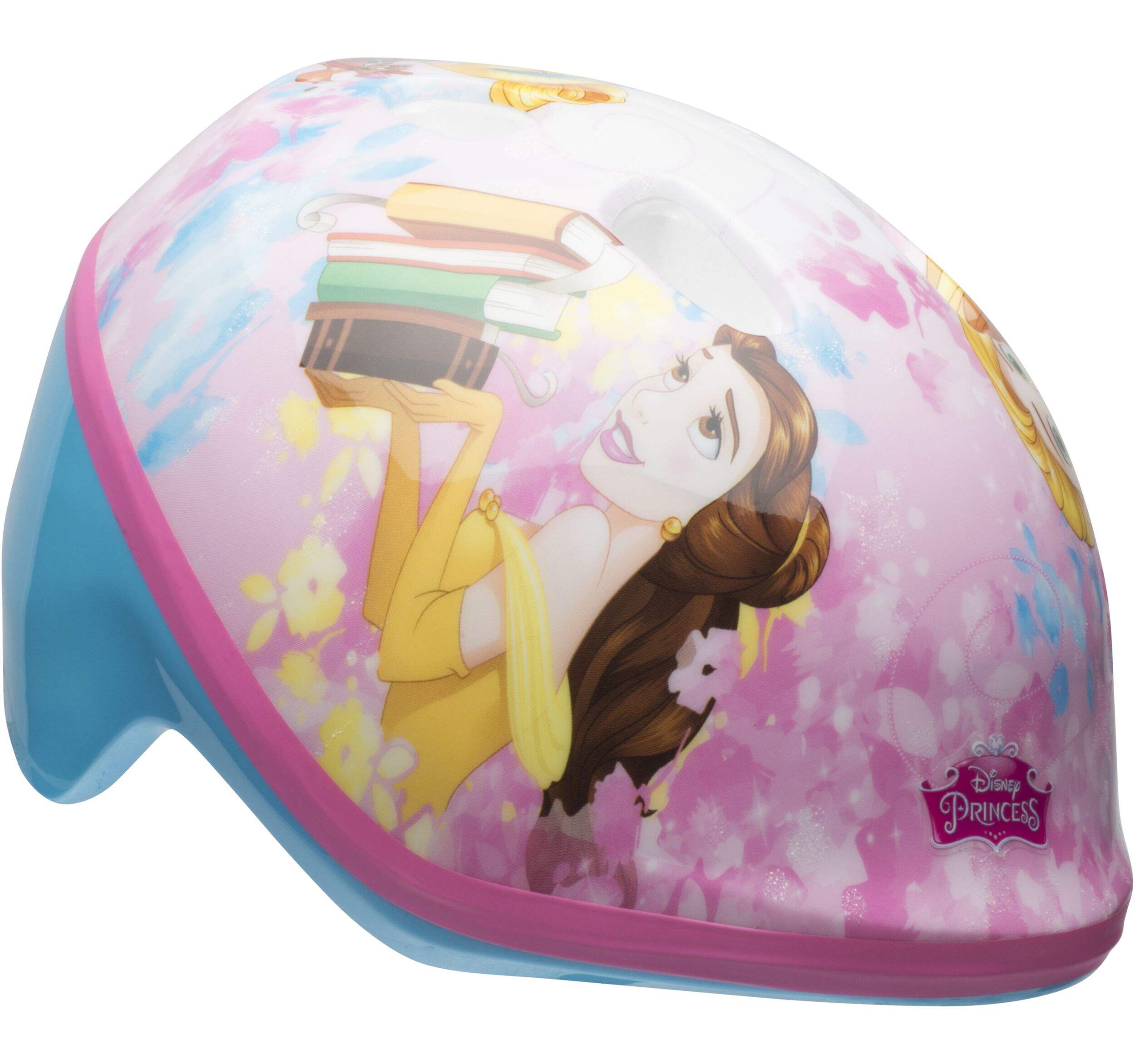Bell Sports Disney Princess 2D Toddler Bike Helmet, Pink, Ages 3-5 Front_Angled_Right