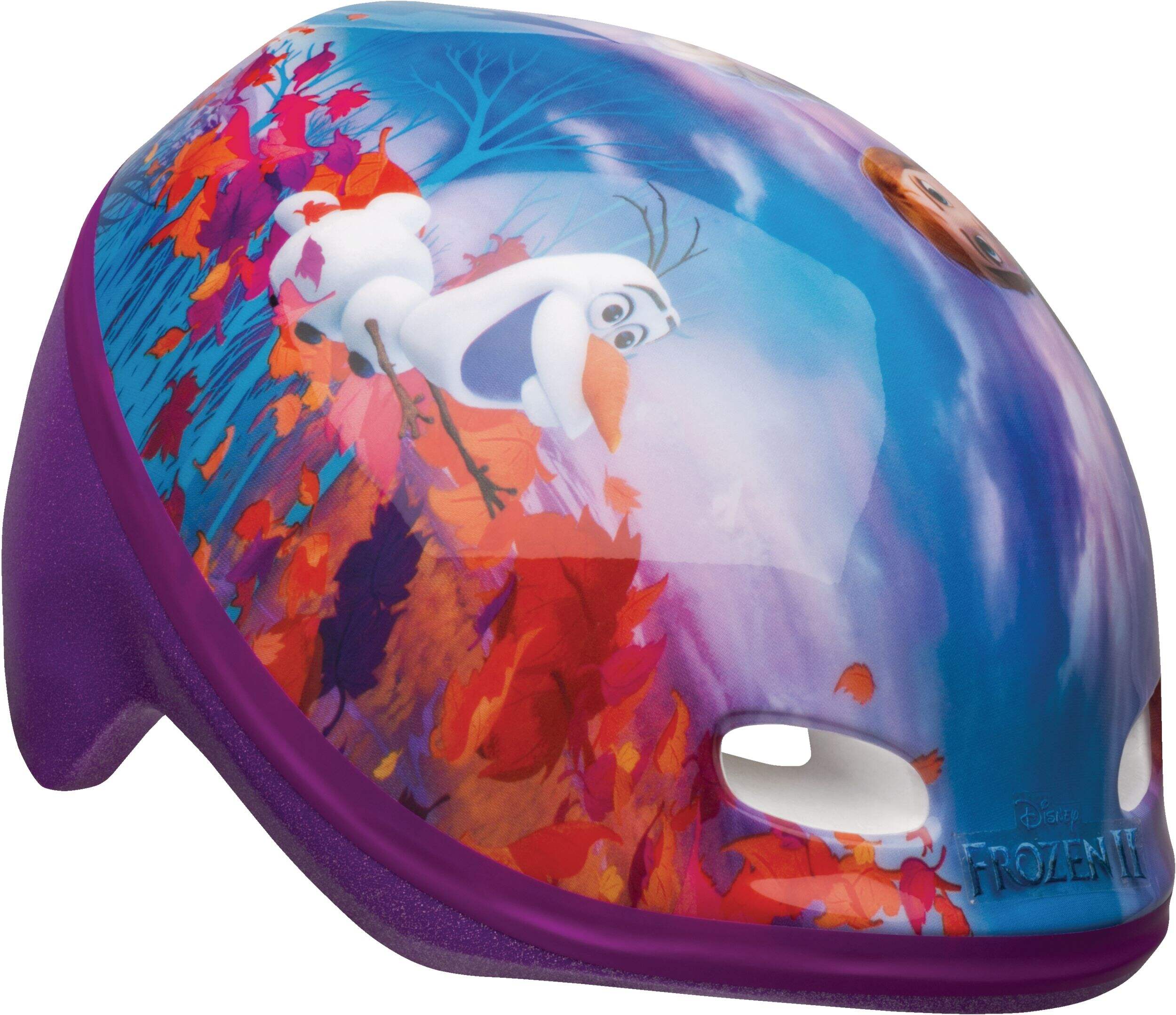 Bell Sports Disney Frozen 2 2D Toddler Bike Helmet, Multi-Colour, Ages 3-5 Front_Angled_Right