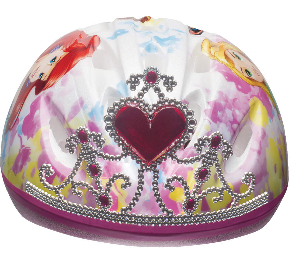 bell frozen child bike 3d tiara helmet