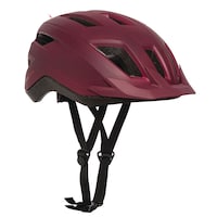 Raleigh Flare Bike Helmet, Adult, Burgundy Front_Three_Fourths_Angled_Right