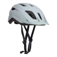 Raleigh Flare Bike Helmet, Youth, Grey Front_Three_Fourths_Angled_Right