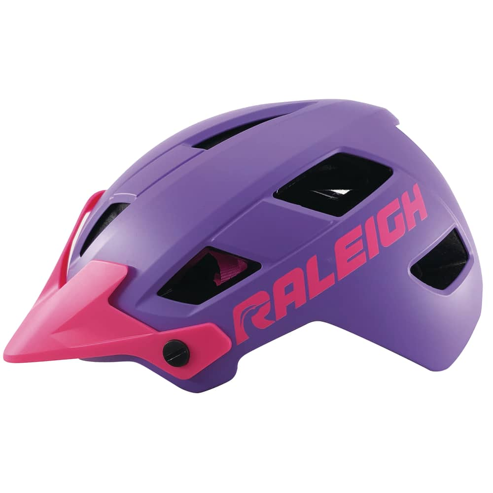 Raleigh Swerve Bike Helmet, Child, Purple/Pink | Canadian Tire