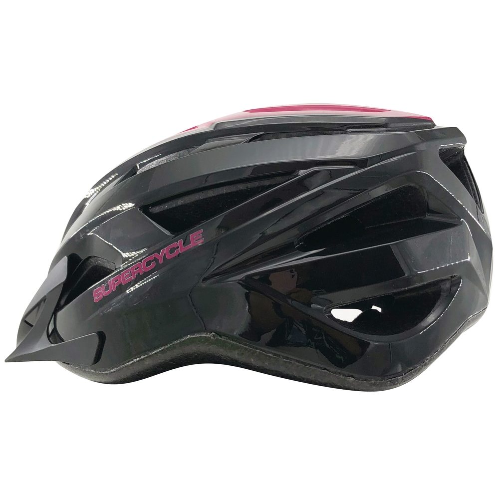 Supercycle Pursuit Bike Helmet, Adult, Magenta Canadian Tire