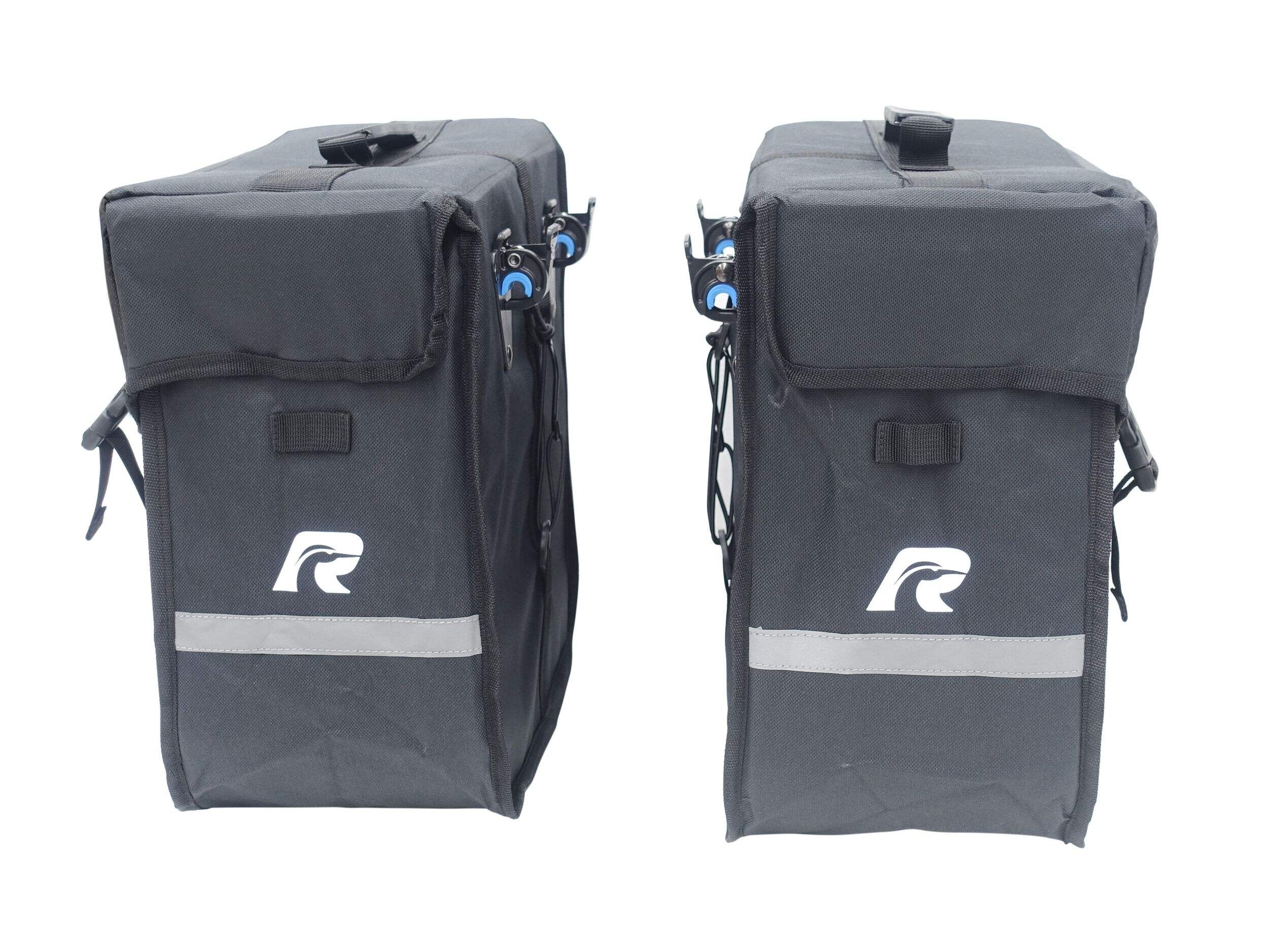 Raleigh Dual Pannier Bike Bag Front_Elevated