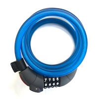 Raleigh Bike Combo Lock, Blue, 12-mm x 6-ft Overhead_Flat