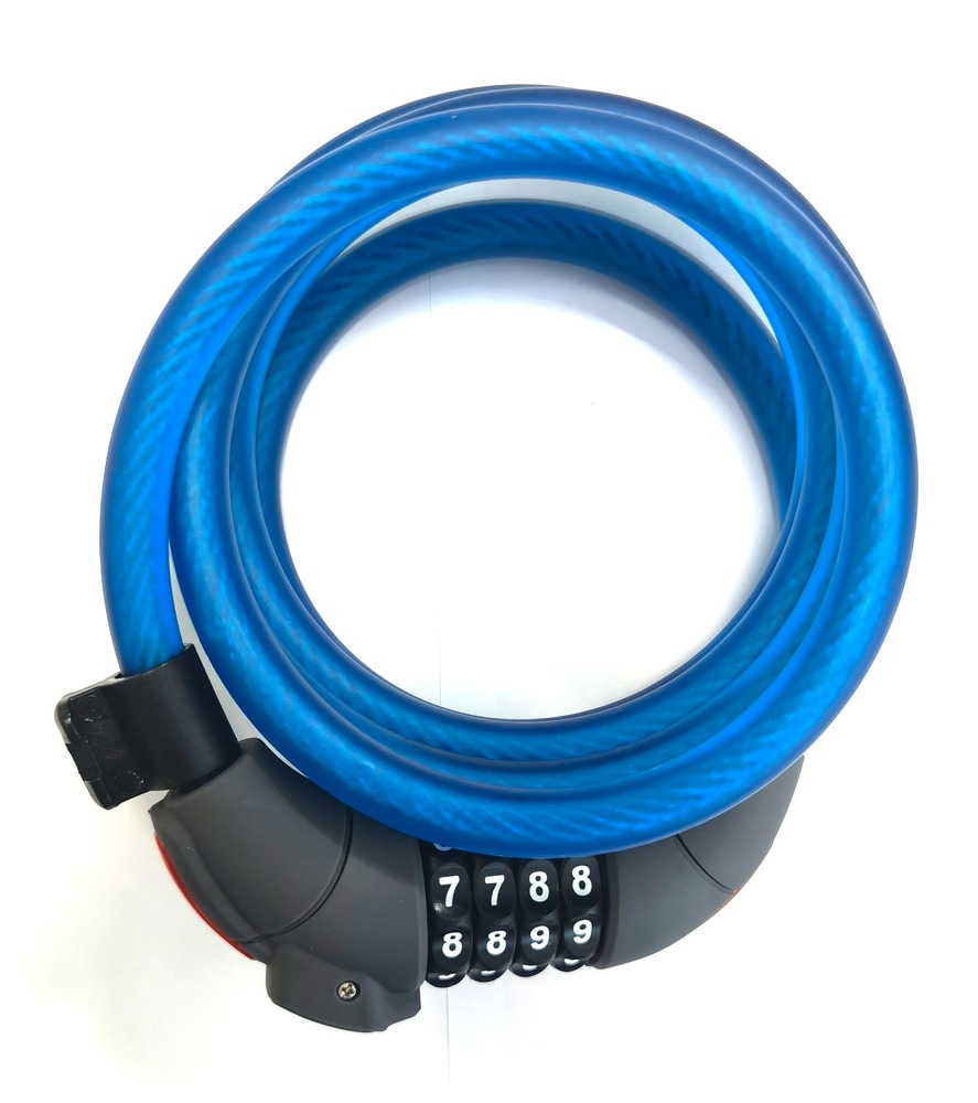 Raleigh Bike Combo Lock, Blue, 12mm x 6ft Canadian Tire