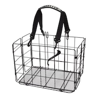 Raleigh Rear Bike Basket Front_Three_Fourths_Angled_Left