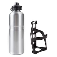 Raleigh Alloy Water Bottle and Bike Cage Front_Three_Fourths_Angled_Right