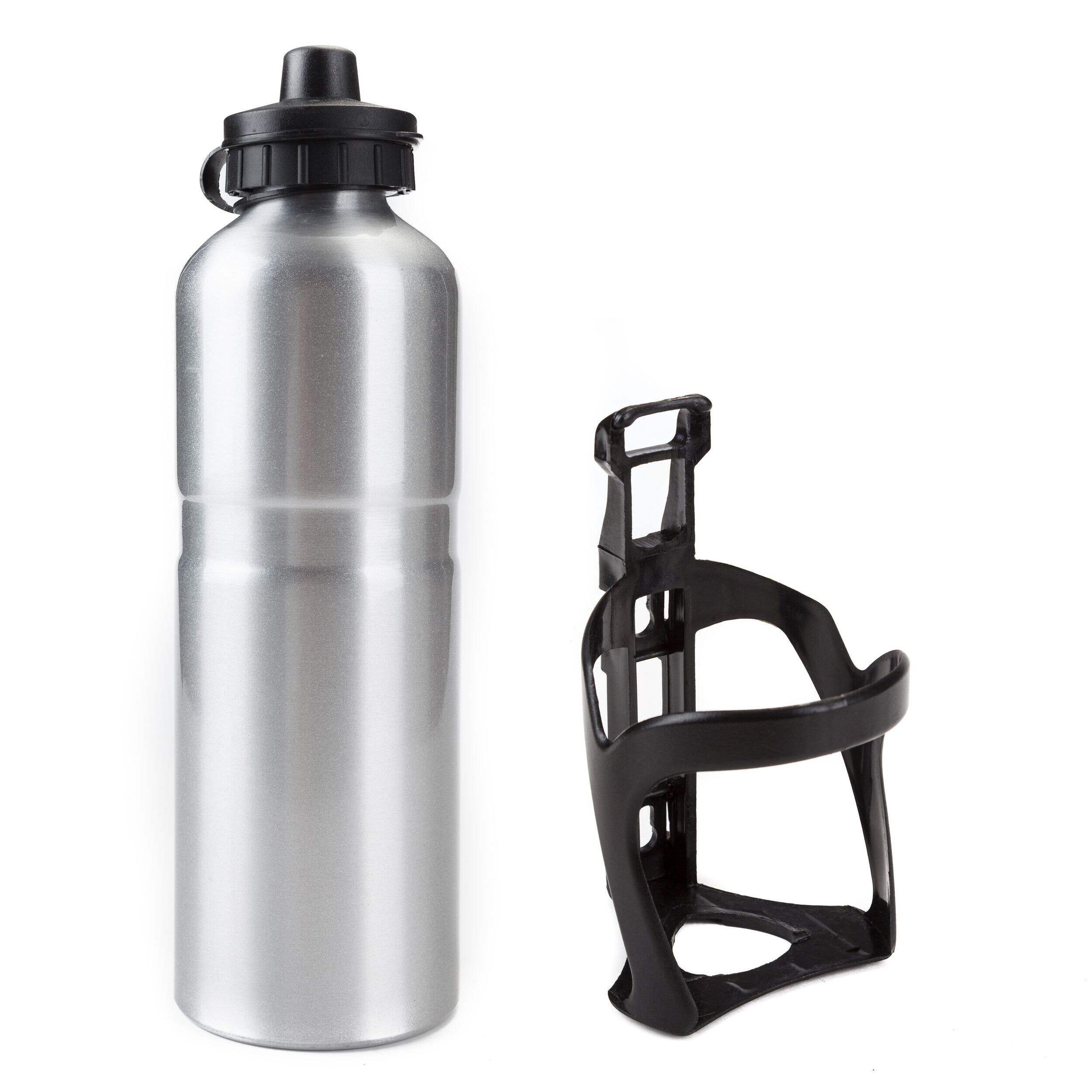 Raleigh Alloy Water Bottle and Bike Cage Front_Three_Fourths_Angled_Right