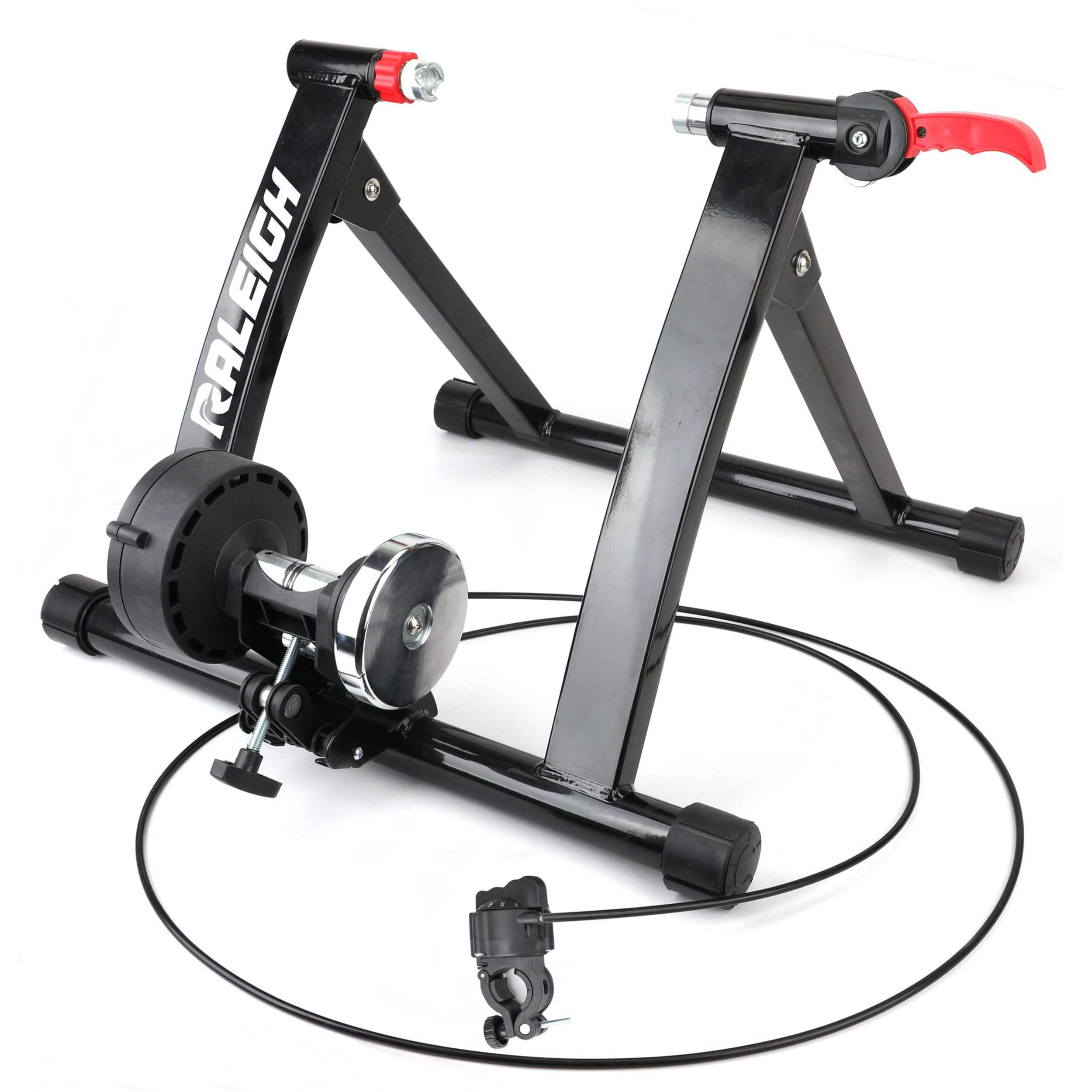 Support d'entraînement à vélo d'intérieur Raleigh Front_Three_Fourths_Angled_Left