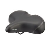 Raleigh Super Wide Comfort Bike Saddle Front_Angled_Left