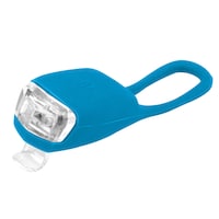 Supercycle Kids' 2 LED Bike Light, Blue Front_Three_Fourths_Angled_Left