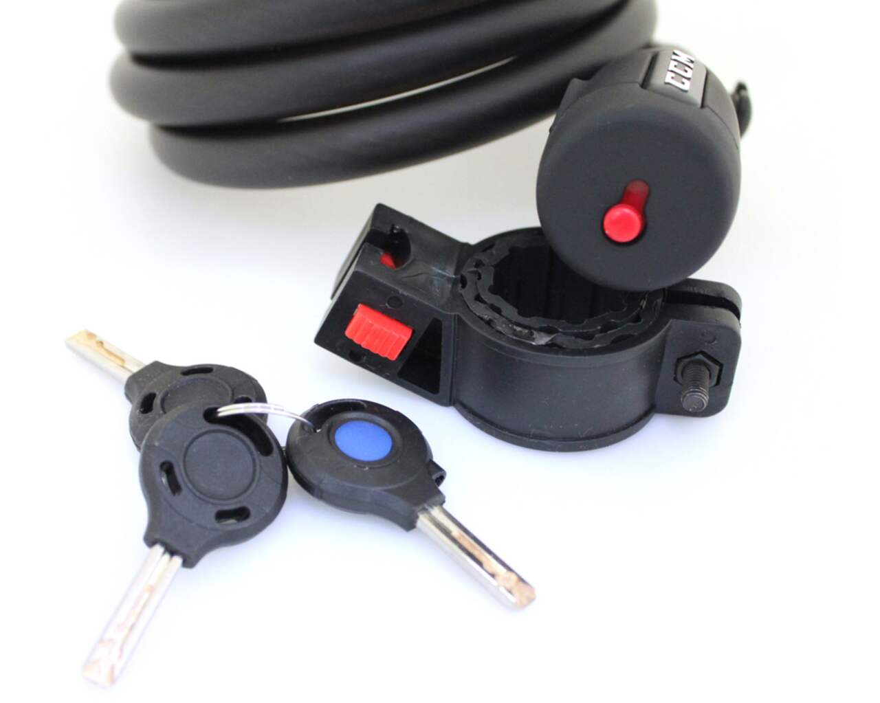 CCM Rubberized Bike Key Lock 15 mm x 6 ft Canadian Tire