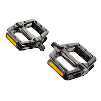 Redline Lightweight Alloy Bike Pedals w/Reflectors, Black