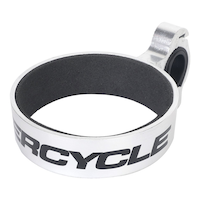 Supercycle Traveler Aluminium Handlebar Bike Cup/Bottle Holder w/Rubber Ring, Silver