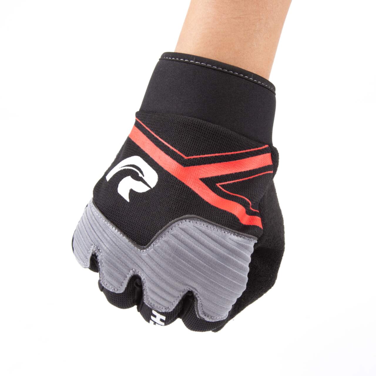 Raleigh Full Finger Foam Cyling/Bike Gloves w/Silicone Fingertip, Black