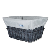 Raleigh Milkrun Steel Handlebar & Fork Bike Basket, Black